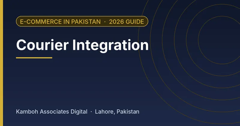 Courier Integration: 2026 guide by Kamboh Associates Digital, Lahore