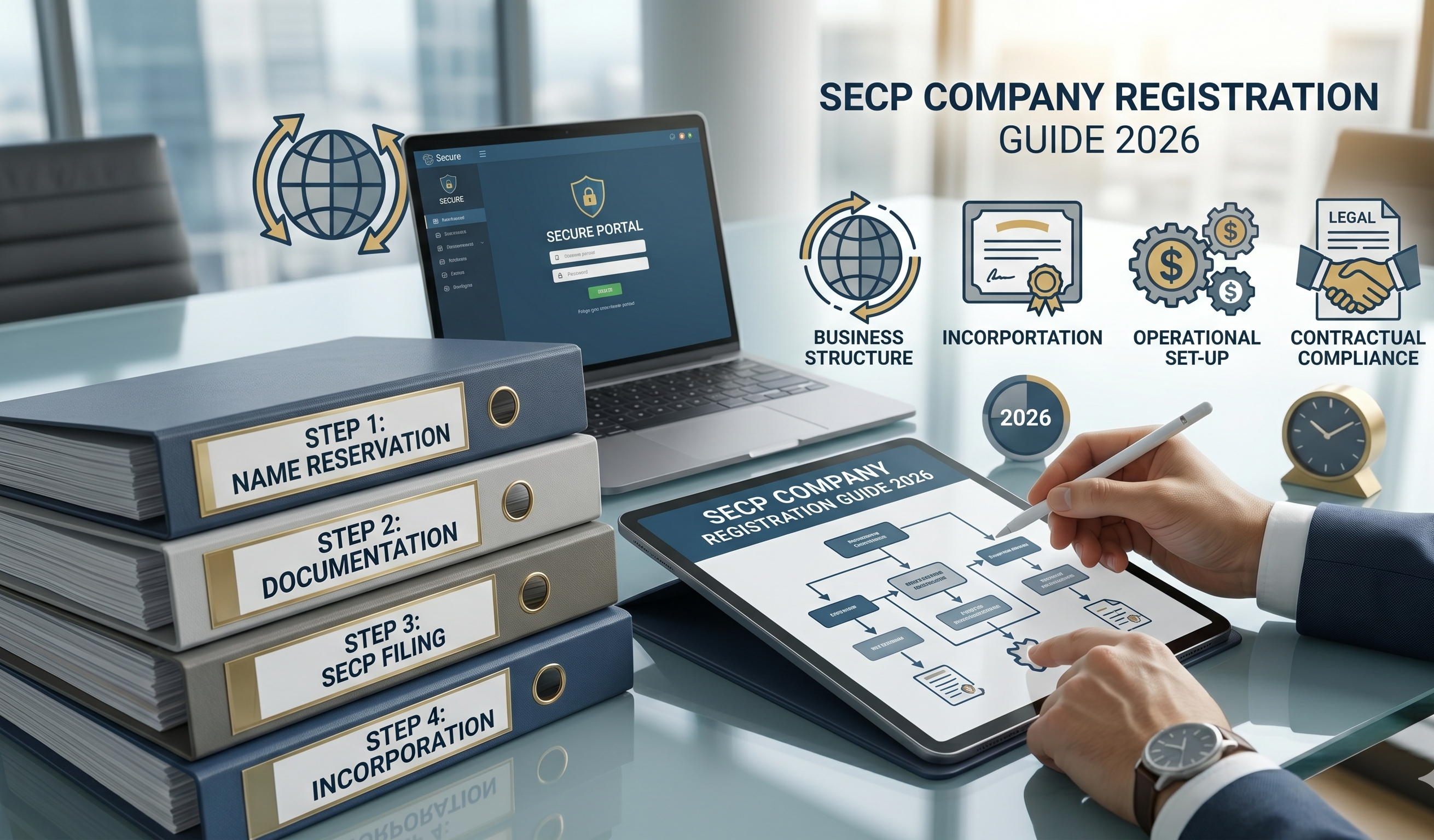 SECP company registration Pakistan 2026 step by step guide — Kamboh Associates Lahore